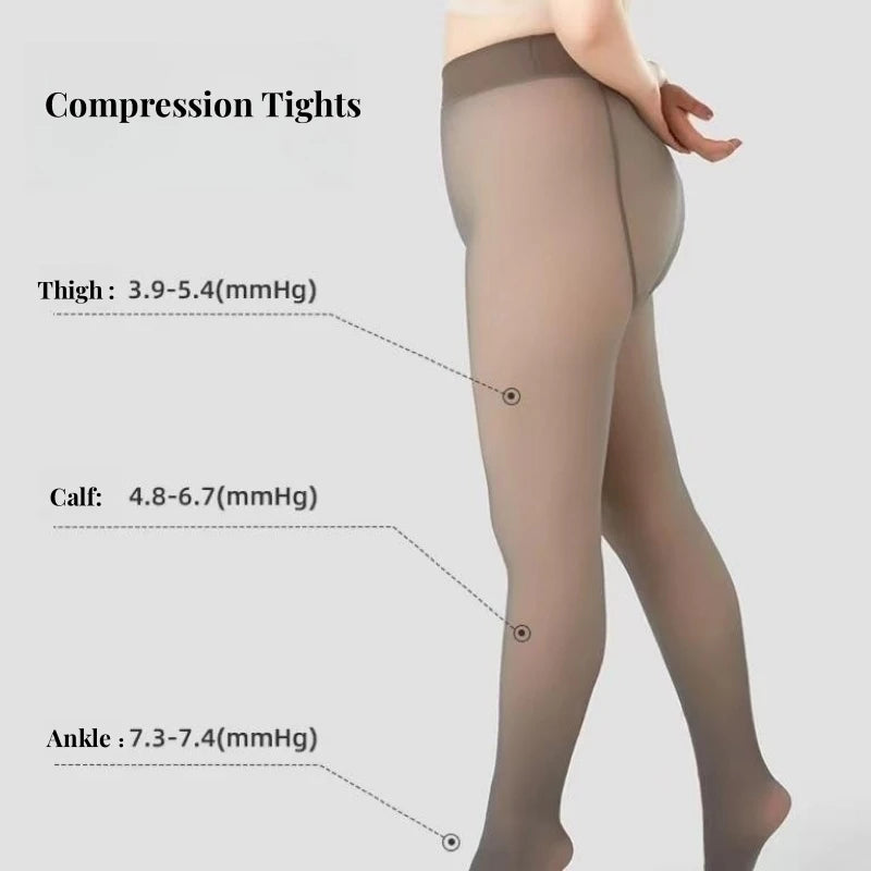 New Thermal Tight Woman Fleece Stocking Sexy Winter Warm Pantyhose Translucent Slim Thicken Tight Large Elastic Velvet Pantyhose