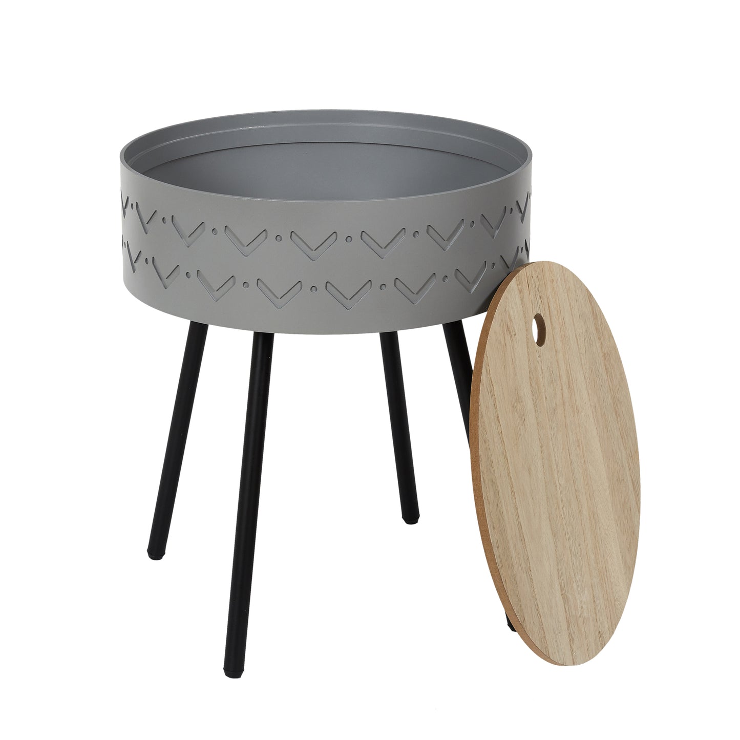 Table Coffre Eugenie Gris