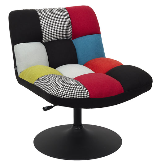 Fauteuil Pivotant Anton Patchwork