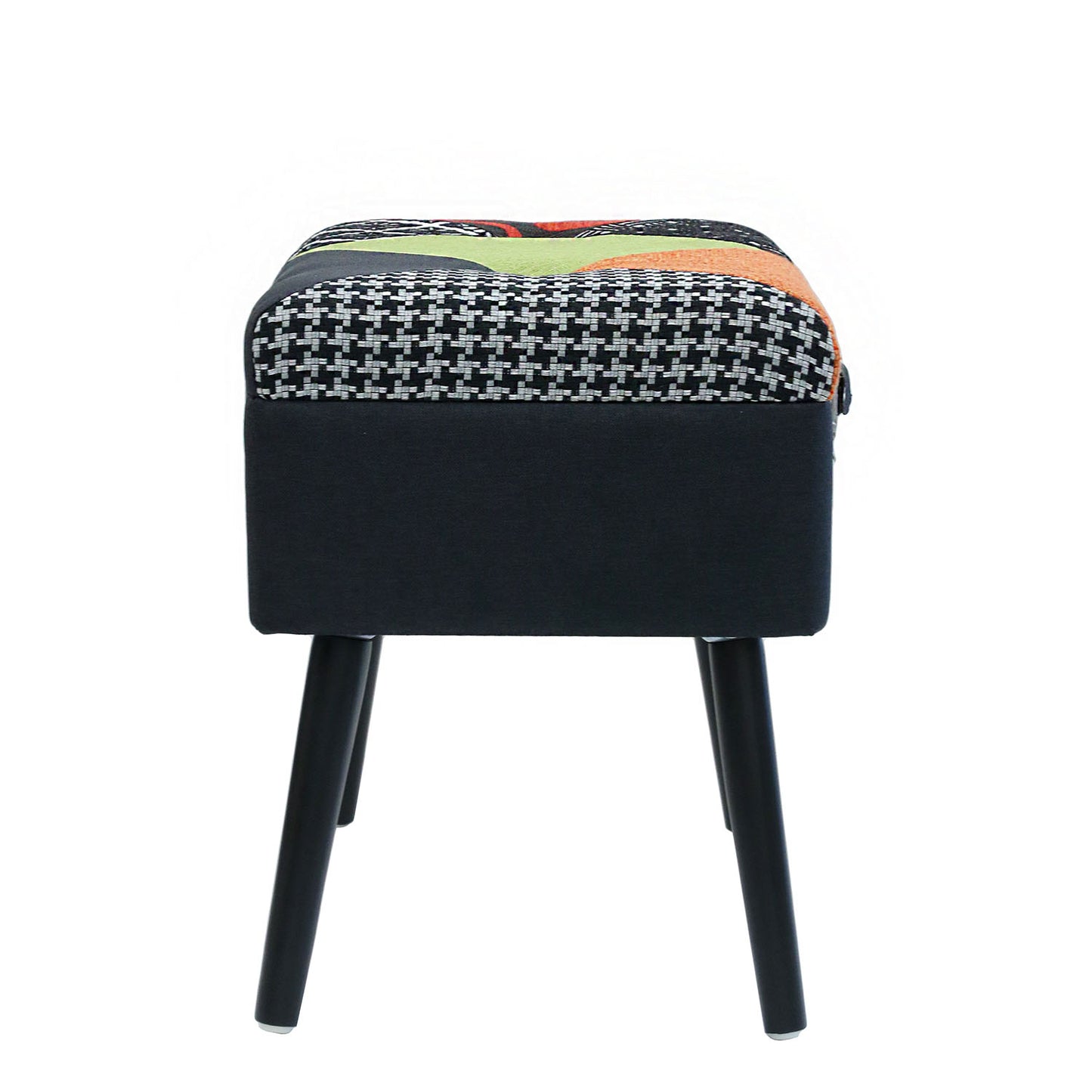 Tabouret Coffre Valise Patchwork