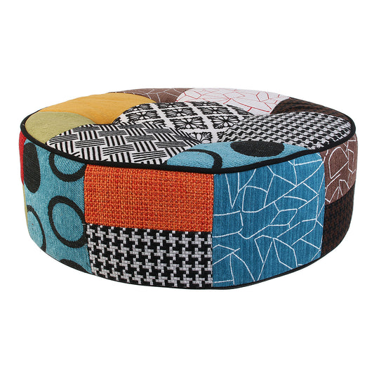 Pouf Rond Patchwork