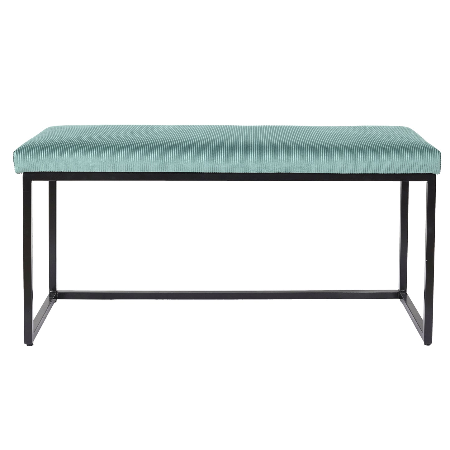 Banc Giulia Bleu Velours Cotele