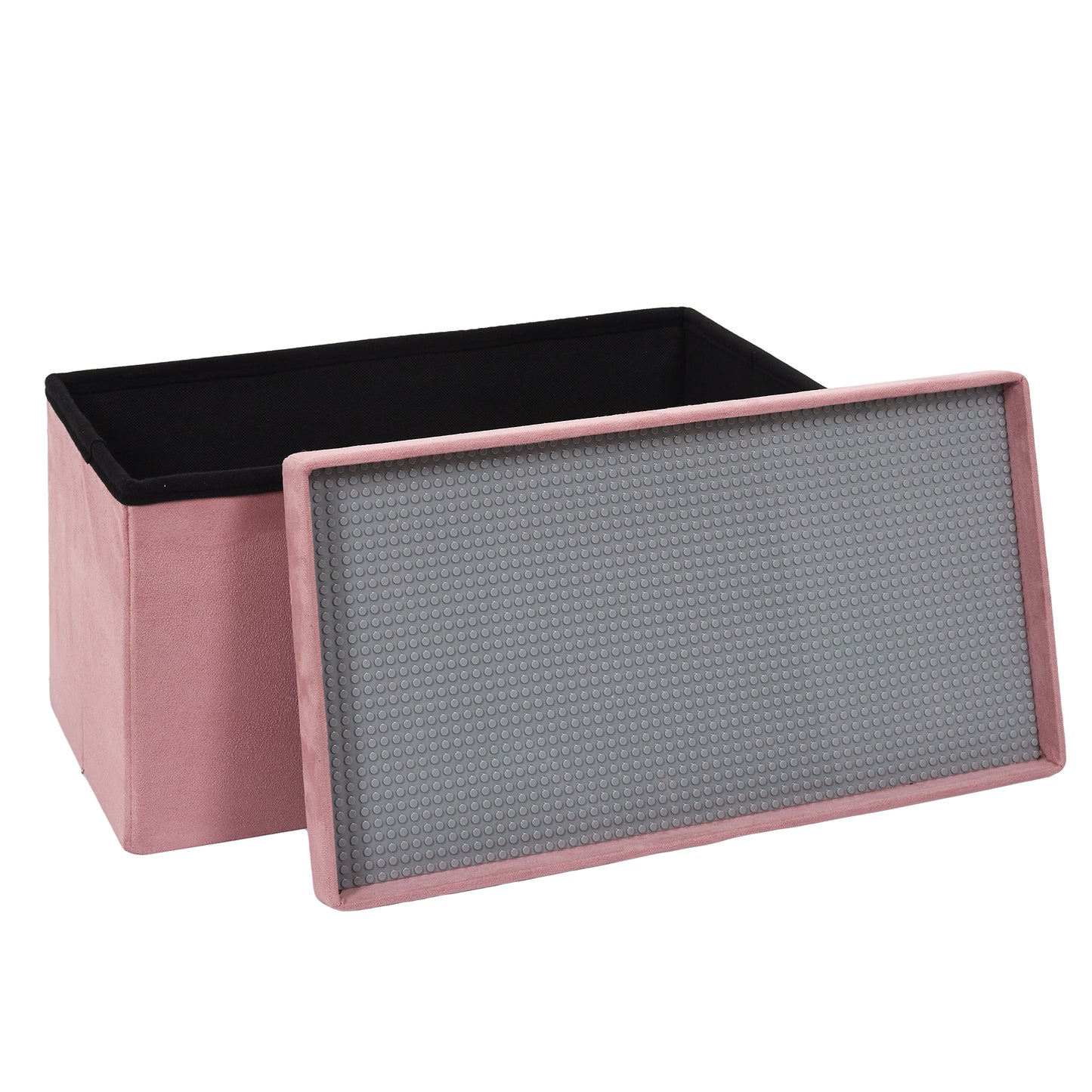 Coffre Banc Pliable Compatible Brique Rose