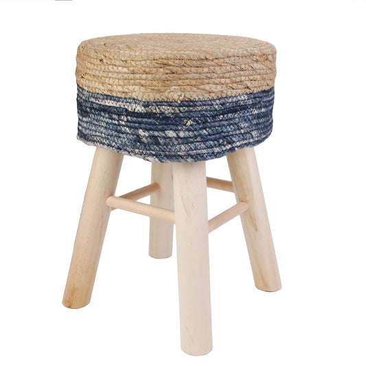 Tabouret Tresse Bleu