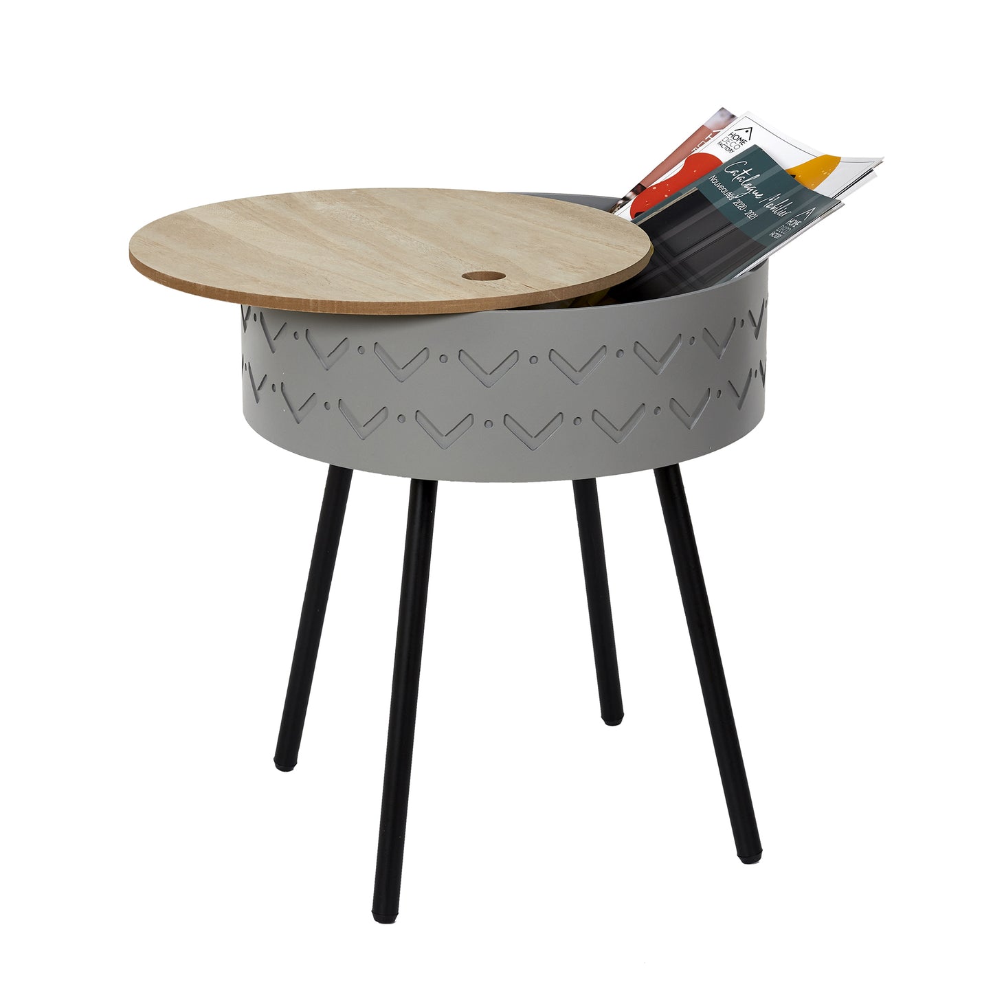 Table Coffre Eugenie Gris