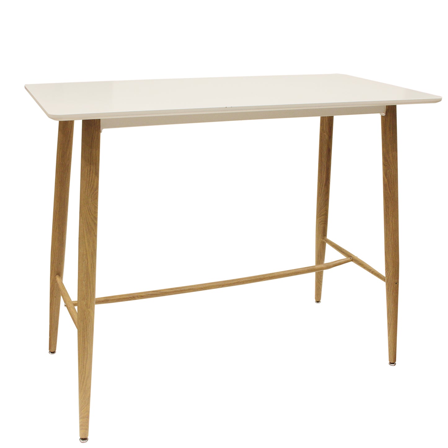 Table Mange Debout Blanc 115X60X102Cm