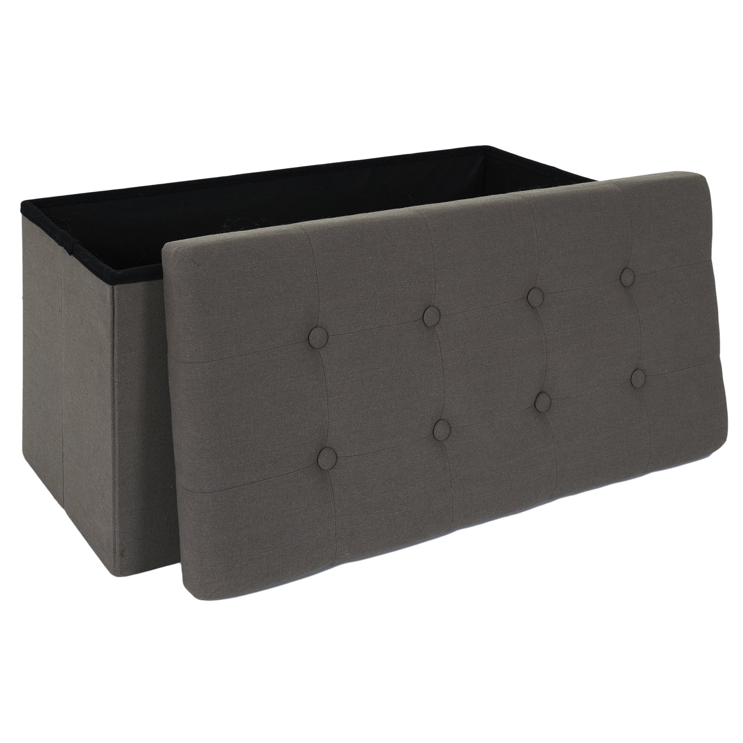 Coffre Banc Pliable Eleonor Gris