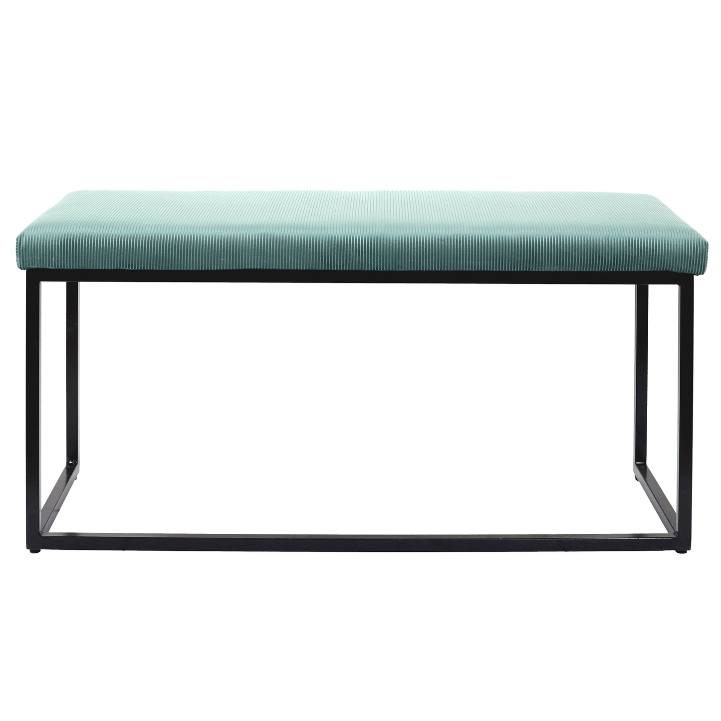 Banc Giulia Bleu Velours Cotele