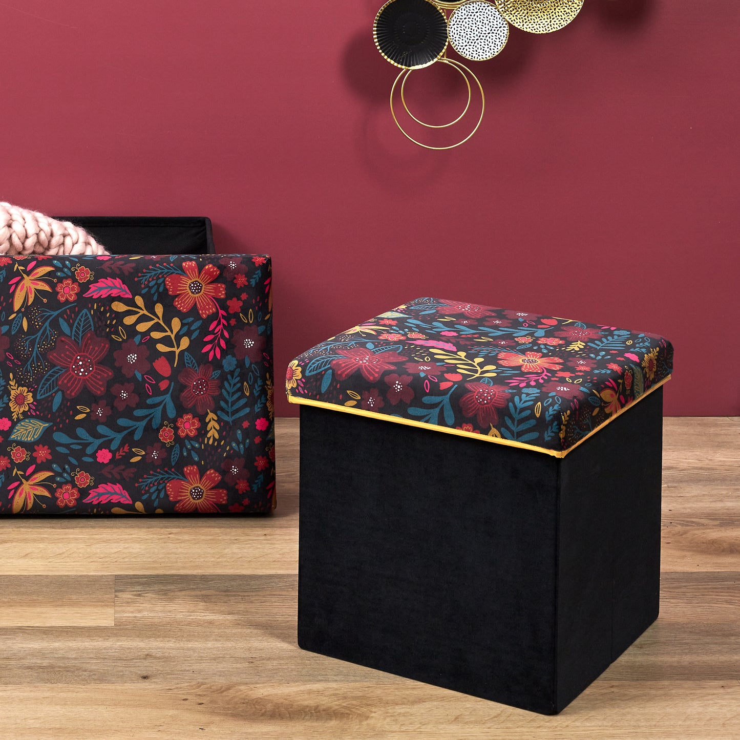 Coffre Pouf Pliable Olga