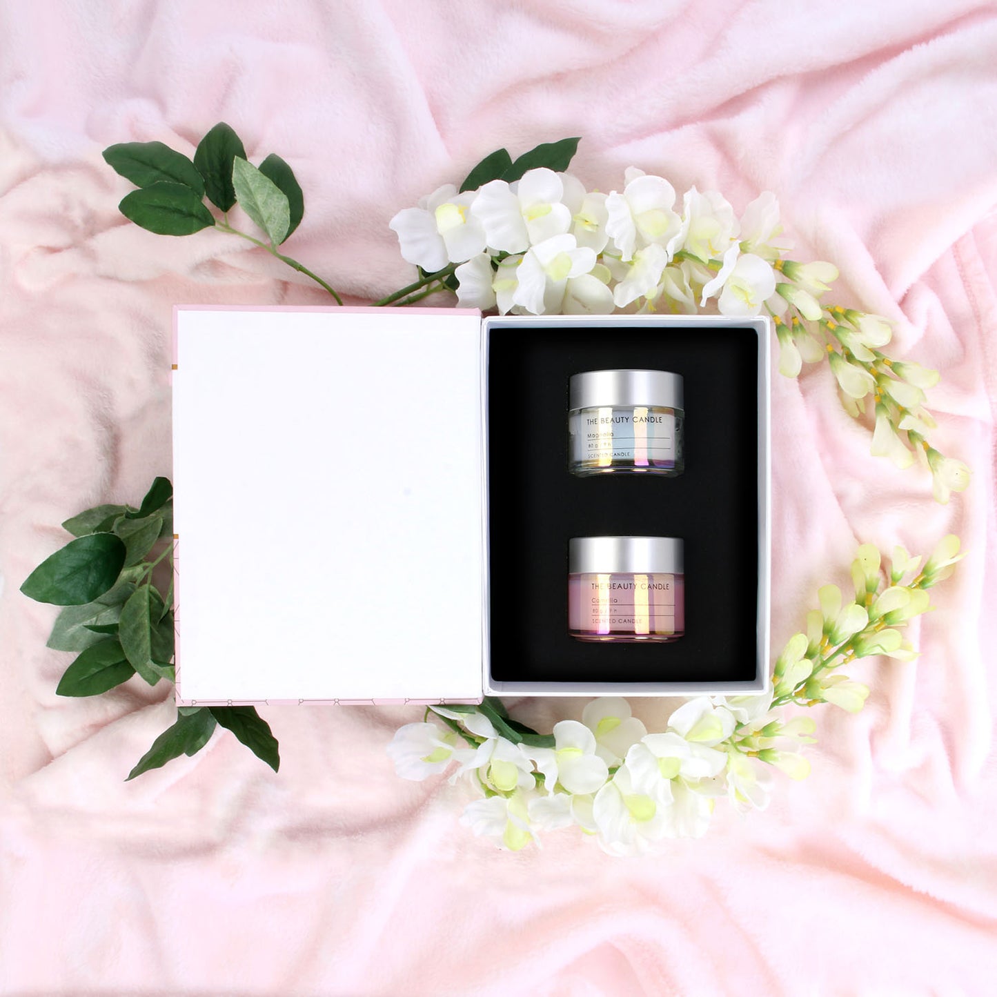 Bougie Parfumee Pot X2 Coffret Beauty Candle