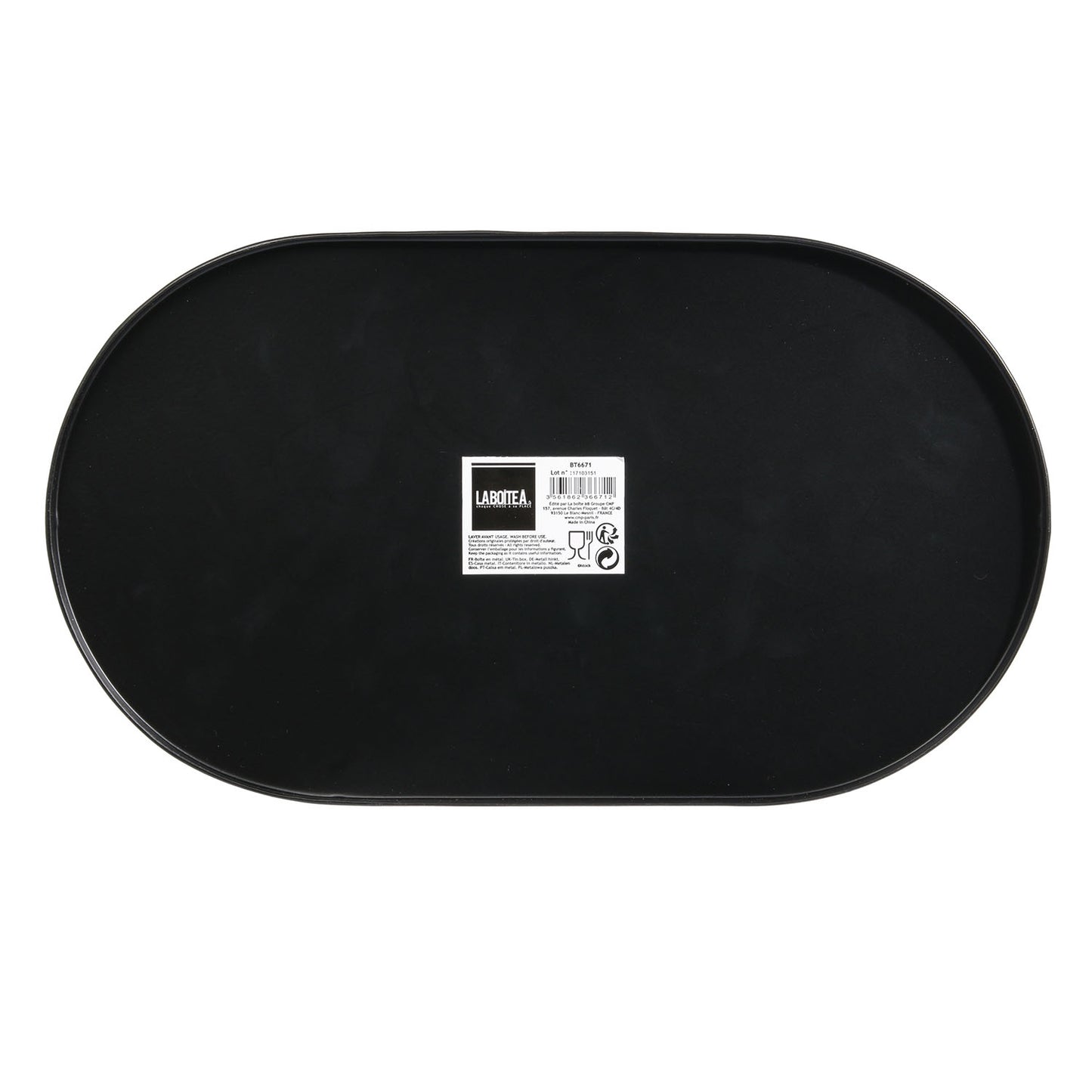 Boite A Pain Metal Black Mat