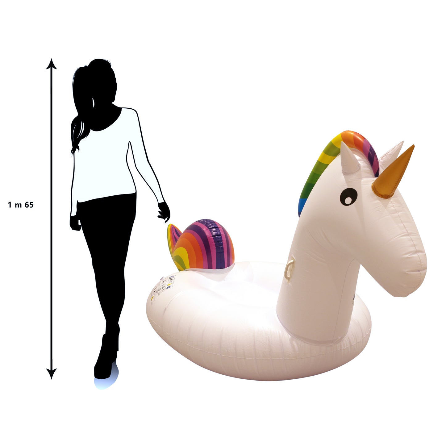 Bouee Gonflable Licorne Xl 275Cm