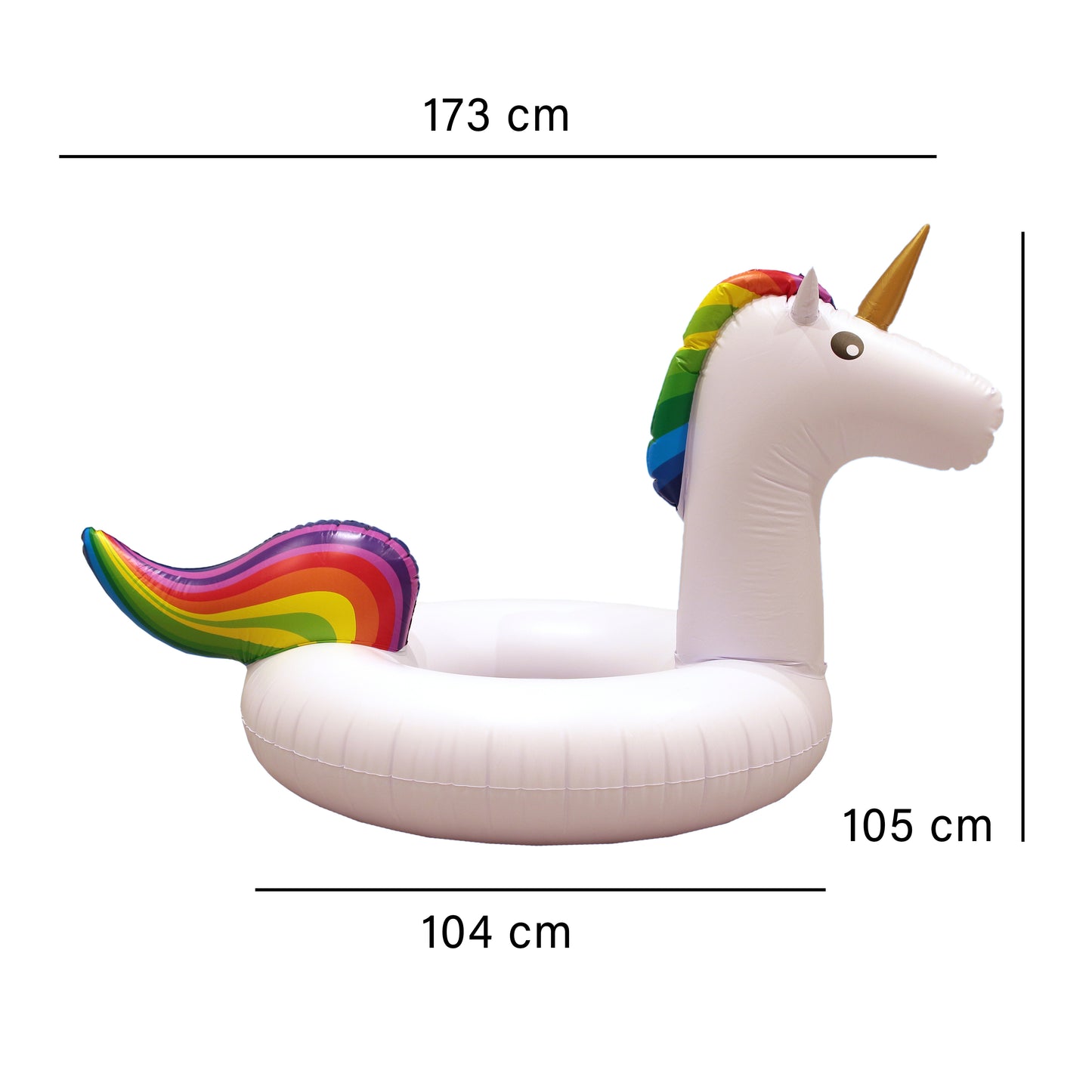 Bouee Gonflable Licorne 104Cm