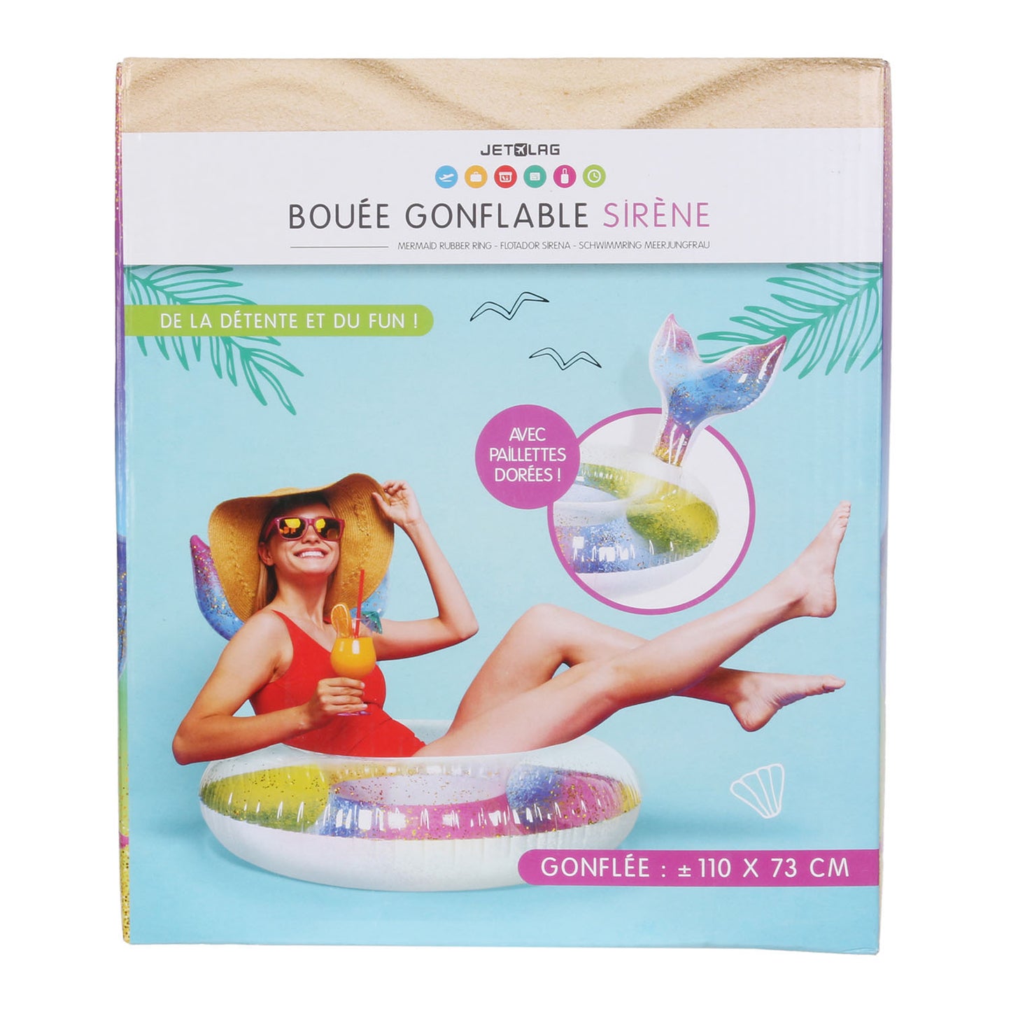 Bouee Gonflable Sirene 110Cm