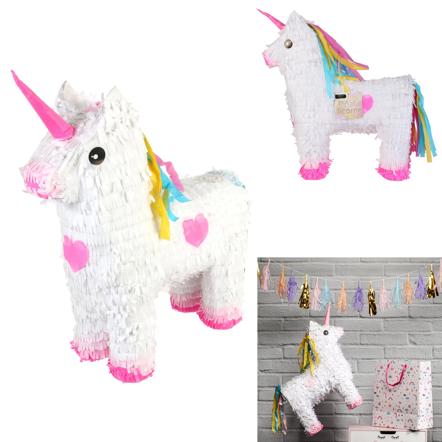 Pinata Licorne 40X13.5X50Cm