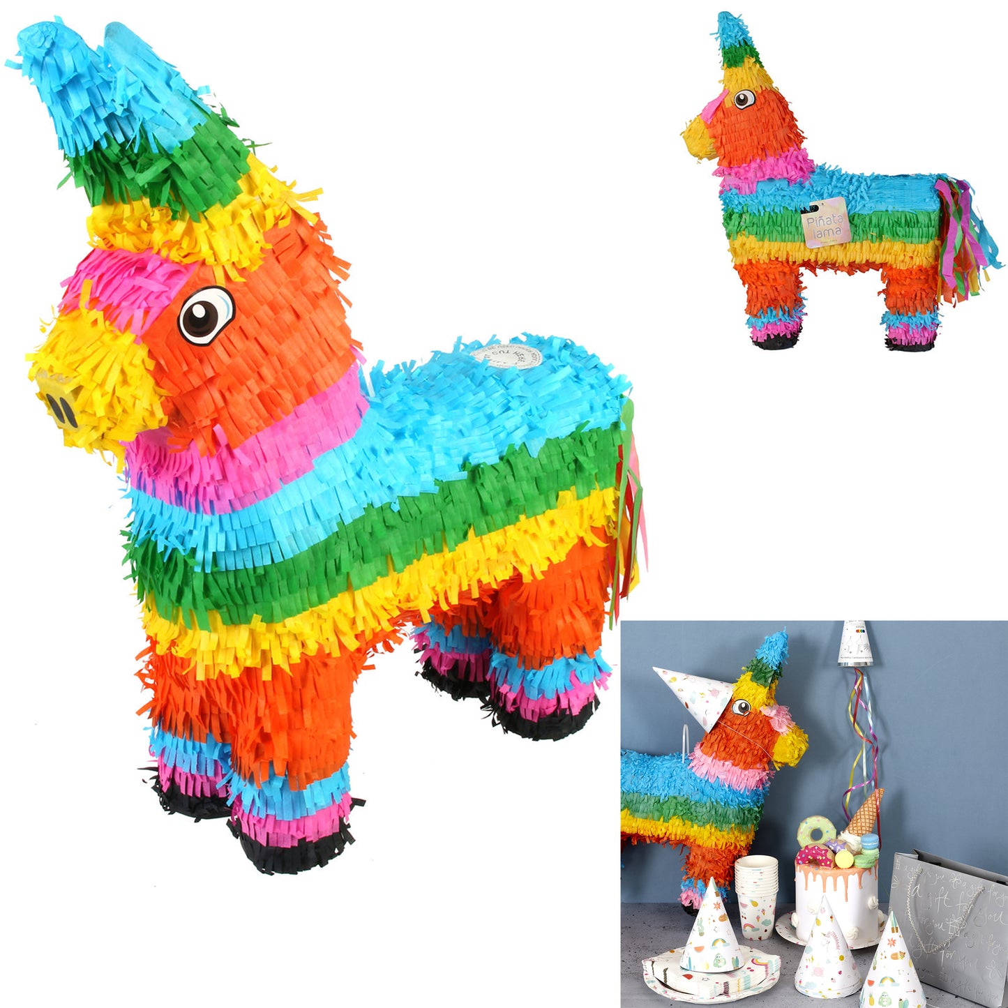 Pinata Lama Multicolore 40X13.5X55Cm