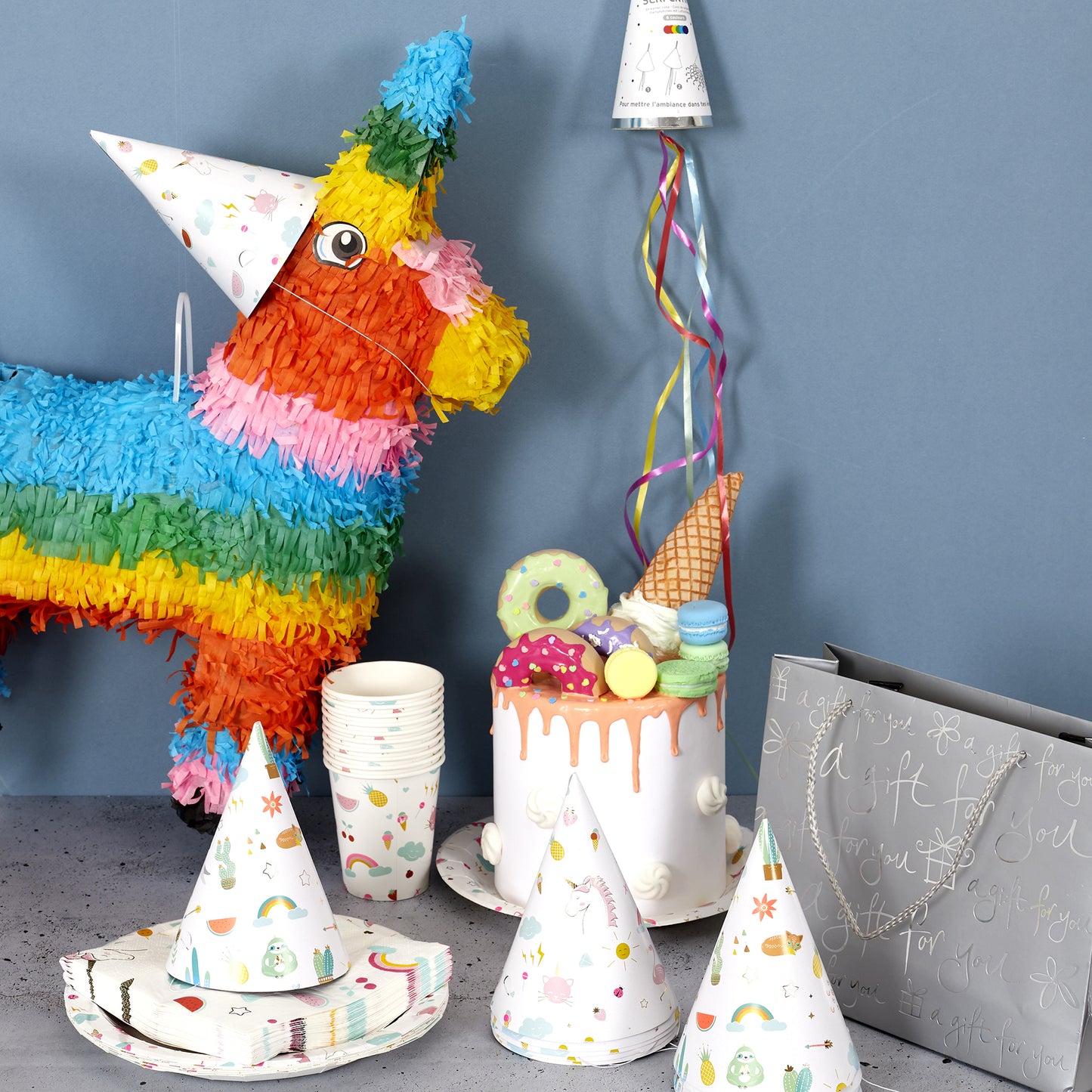 Pinata Lama Multicolore 40X13.5X55Cm