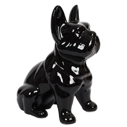 Bulldog Ceramique Noir 30Cm