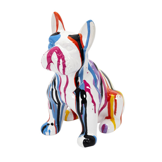 Bulldog Ceramique Coulures 20Cm