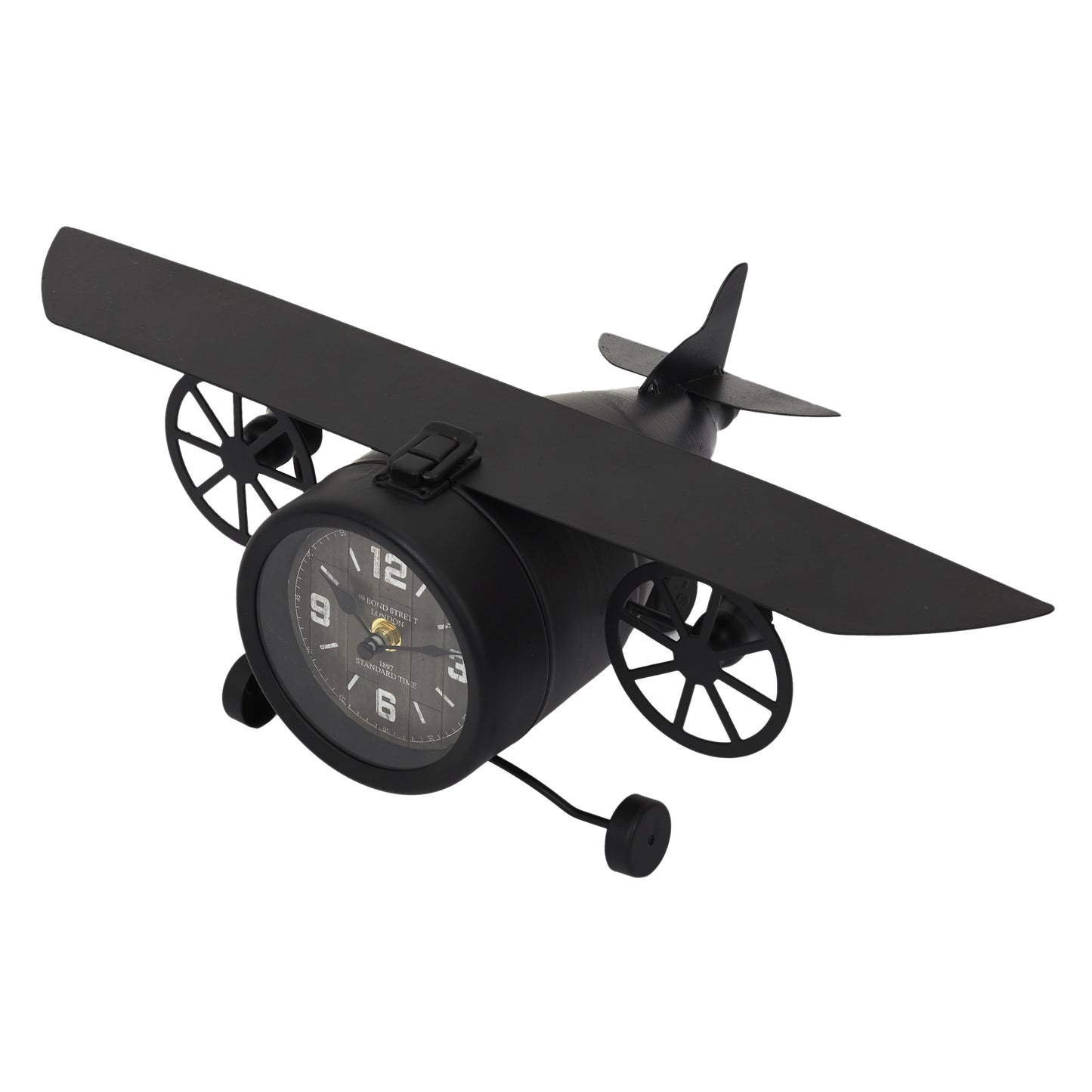 Horloge A Poser Avion Vintage