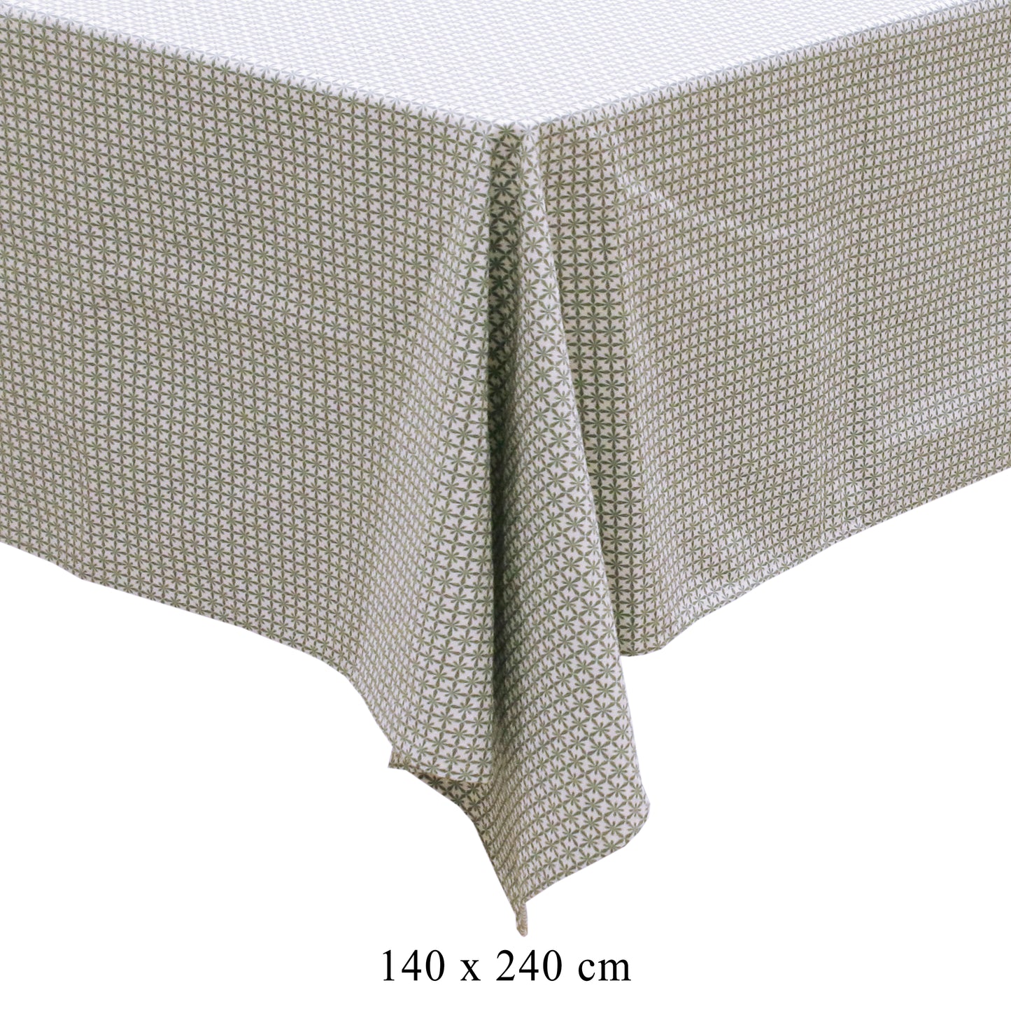 Nappe Rectangle Motif Feuillage 140X240Cm