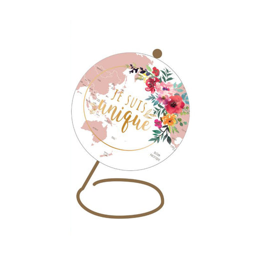 Globe Terrestre Deco Girly