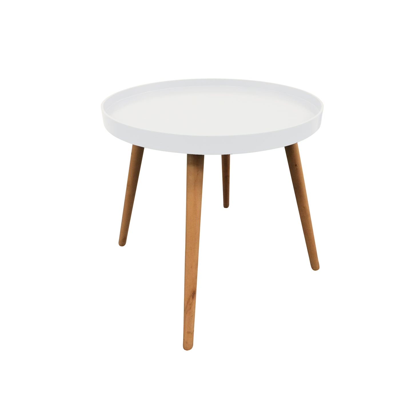 Table Plateau Ronde Blanche