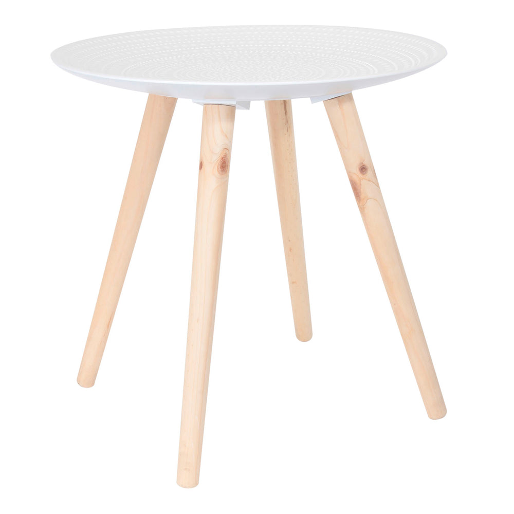 Table Gigogne Ronde Relief Gouttelette X2