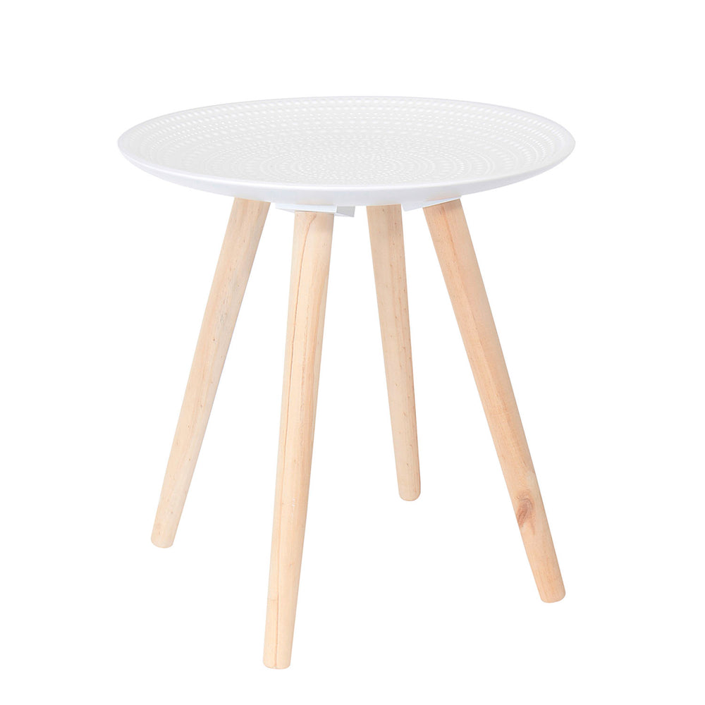 Table Gigogne Ronde Relief Gouttelette X2