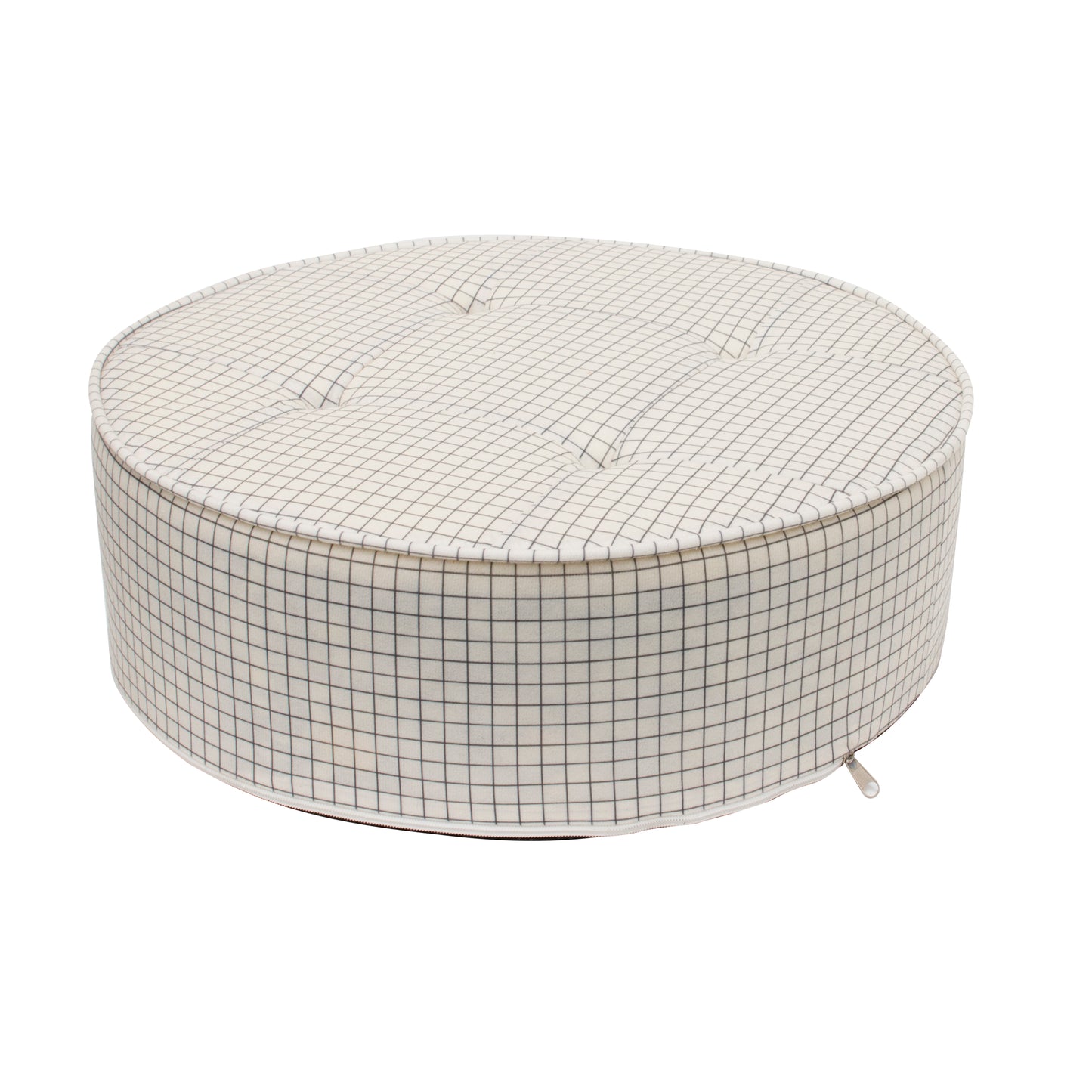 Coussin De Sol Rond Carreaux Diam 50Cm