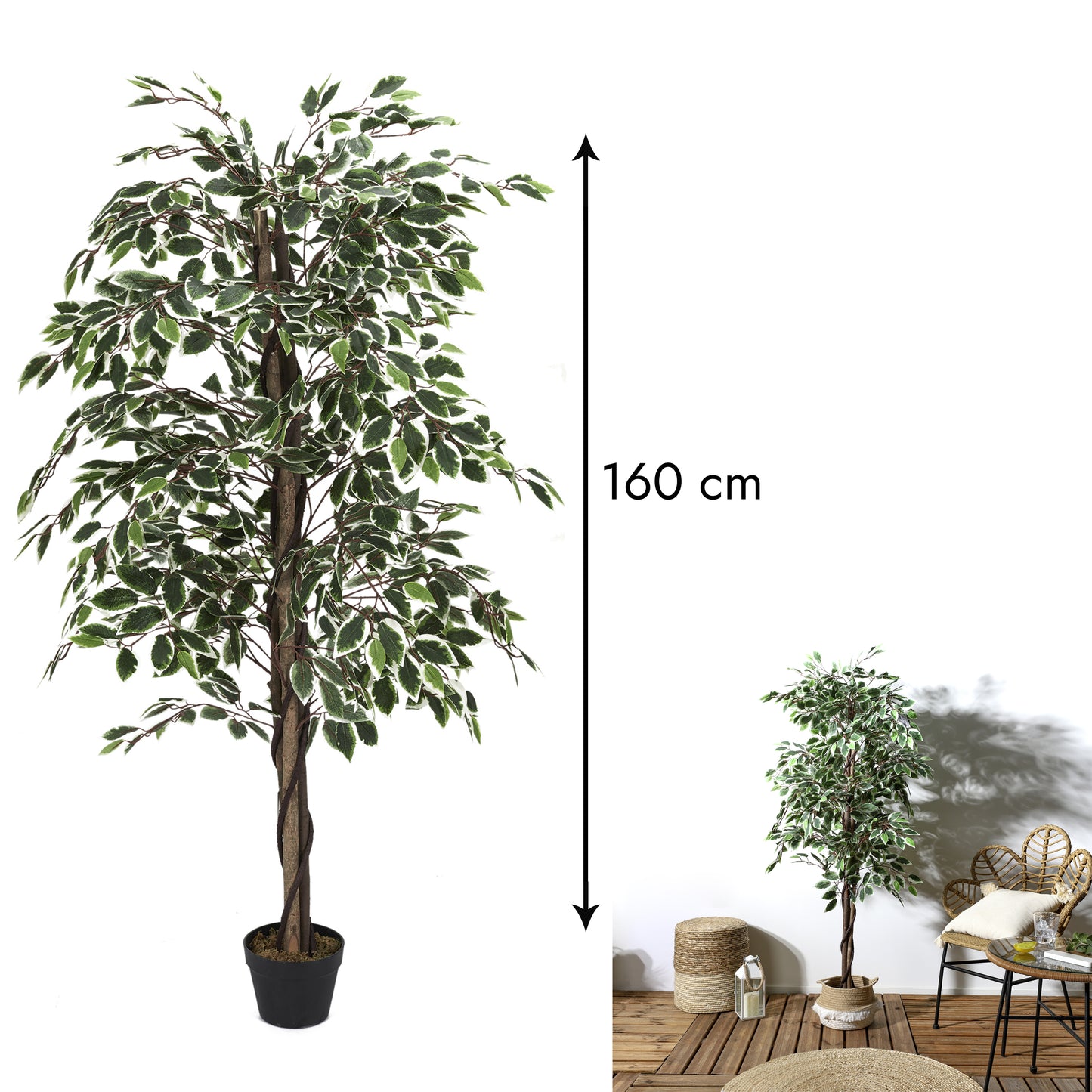 Plante Artificielle Feuillage Panache 160Cm