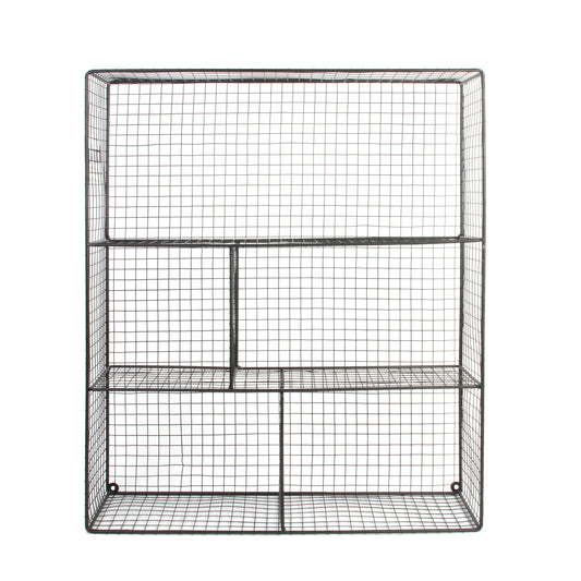 Etagere Grillage Metal 50X15X60Cm