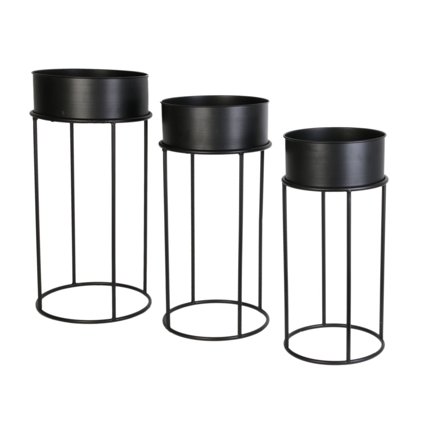 Porte Plantes Avec Cache Pot X3 Metal