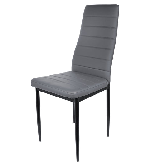 Chaise Victor Pvc Gris