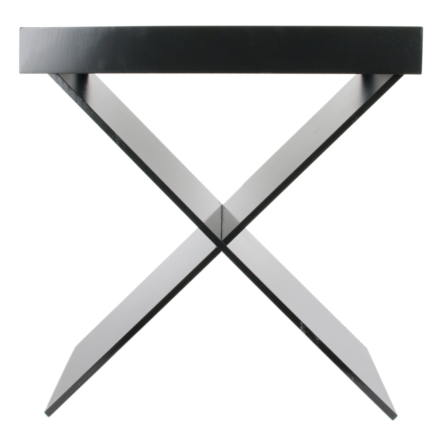 Table D Appoint Plateau Amovible Noir