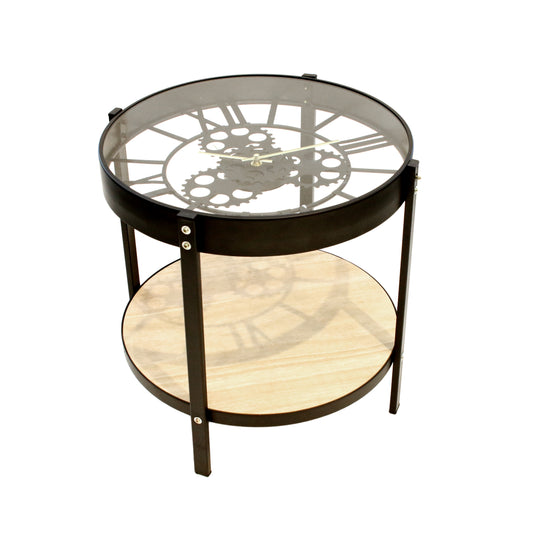 Table D Appoint Horloge 40.5X40.5X39Cm