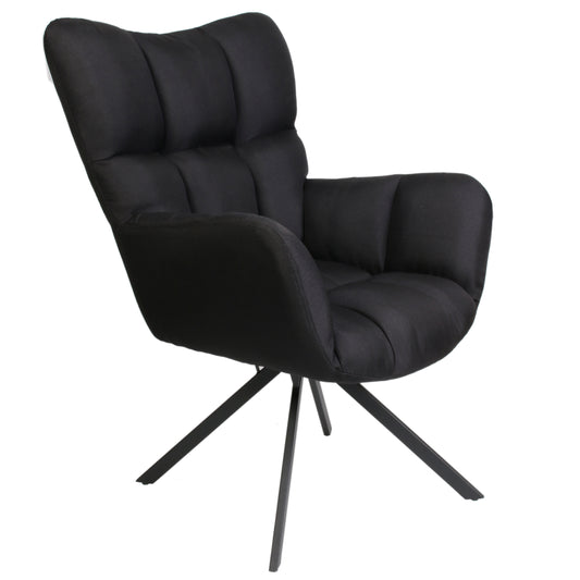 Fauteuil Pivotant Washington Noir