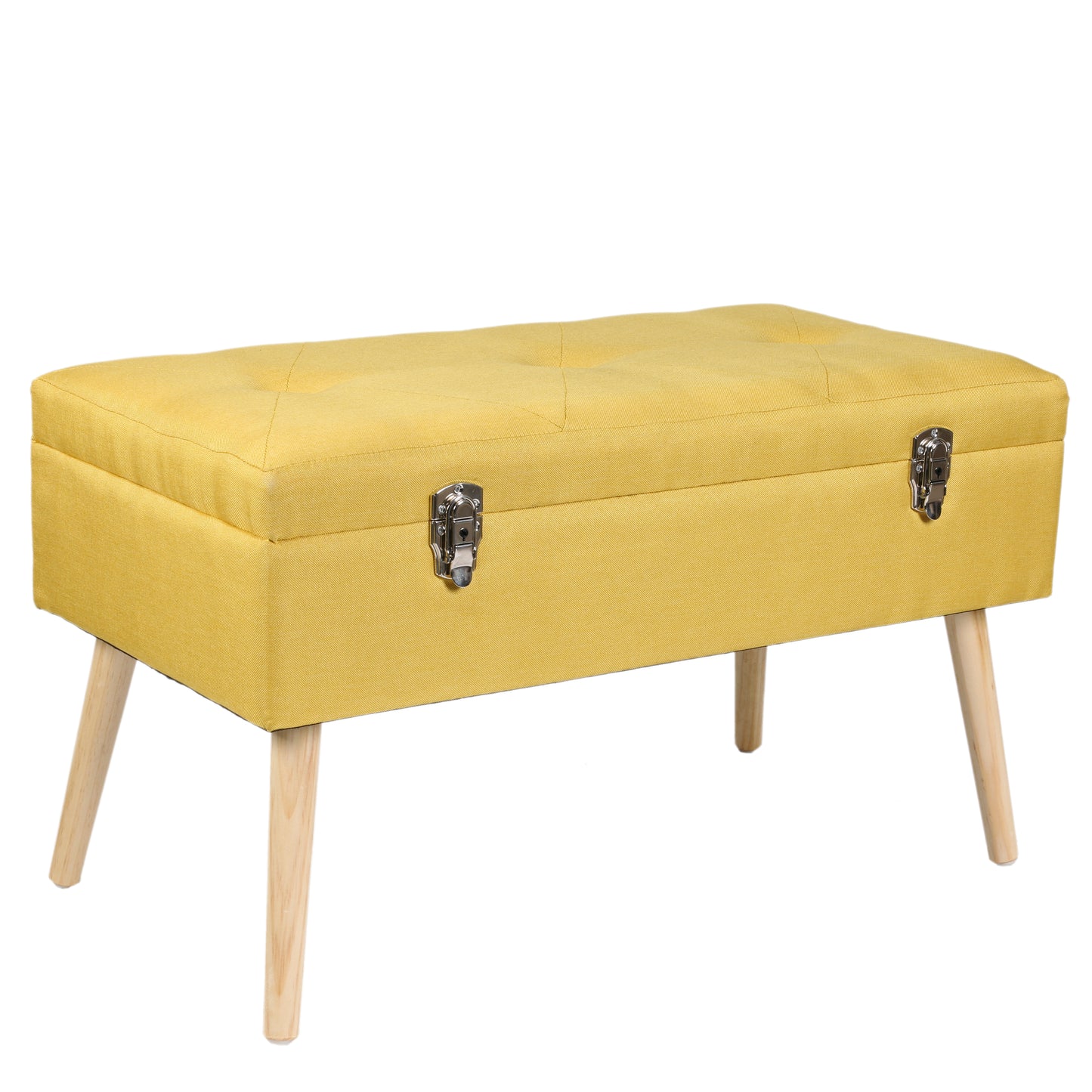 Banc Coffre Valise Jaune