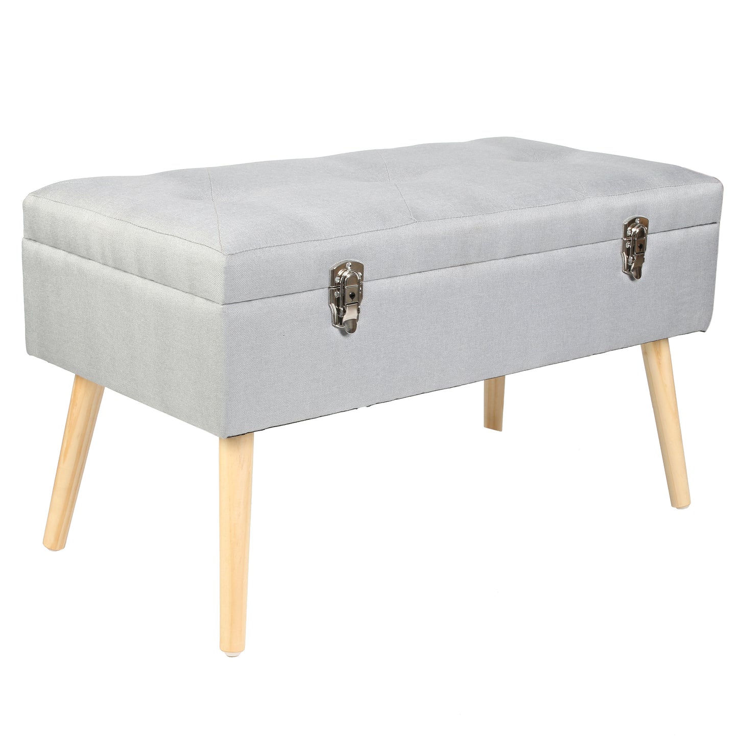 Banc Coffre Valise Gris Clair