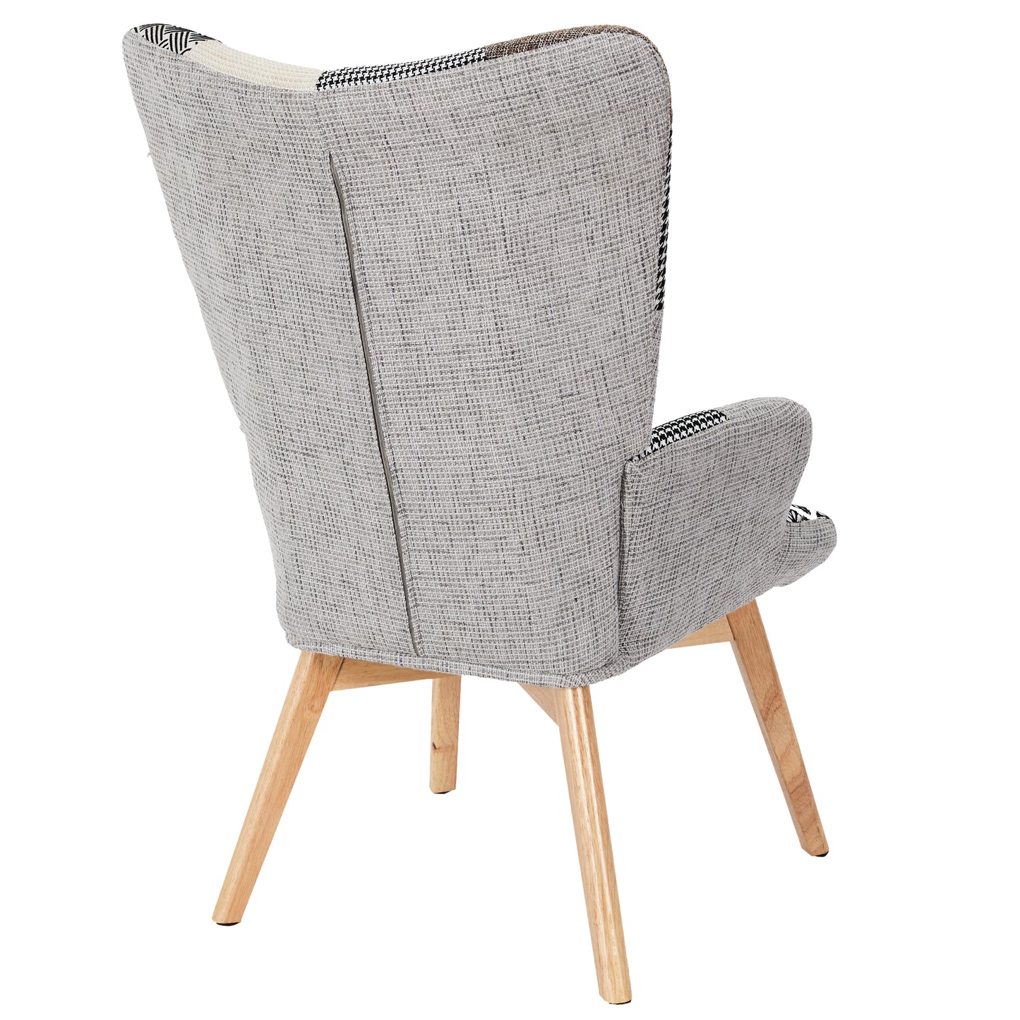 Fauteuil Helsinki Patchwork Gris