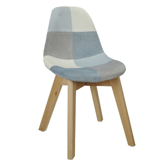 Chaise Patchwork Enfant Leonie Bleu