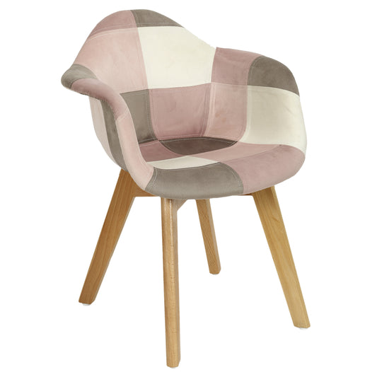 Fauteuil Patchwork Enfant Leonie Rose