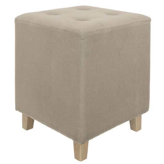 Pouf Carre Hippolyte Beige