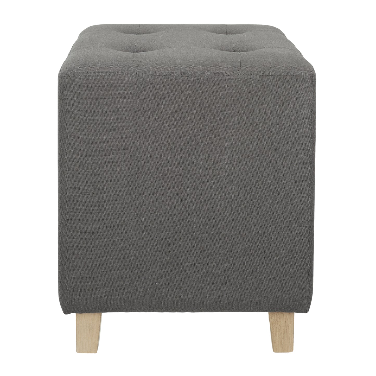 Pouf Carre Hippolyte Gris