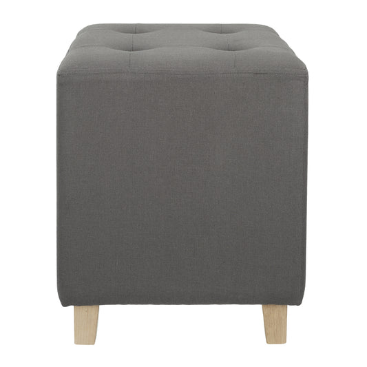 Pouf Carre Hippolyte Gris