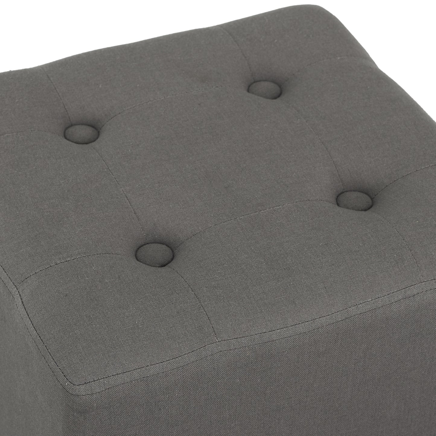 Pouf Carre Hippolyte Gris