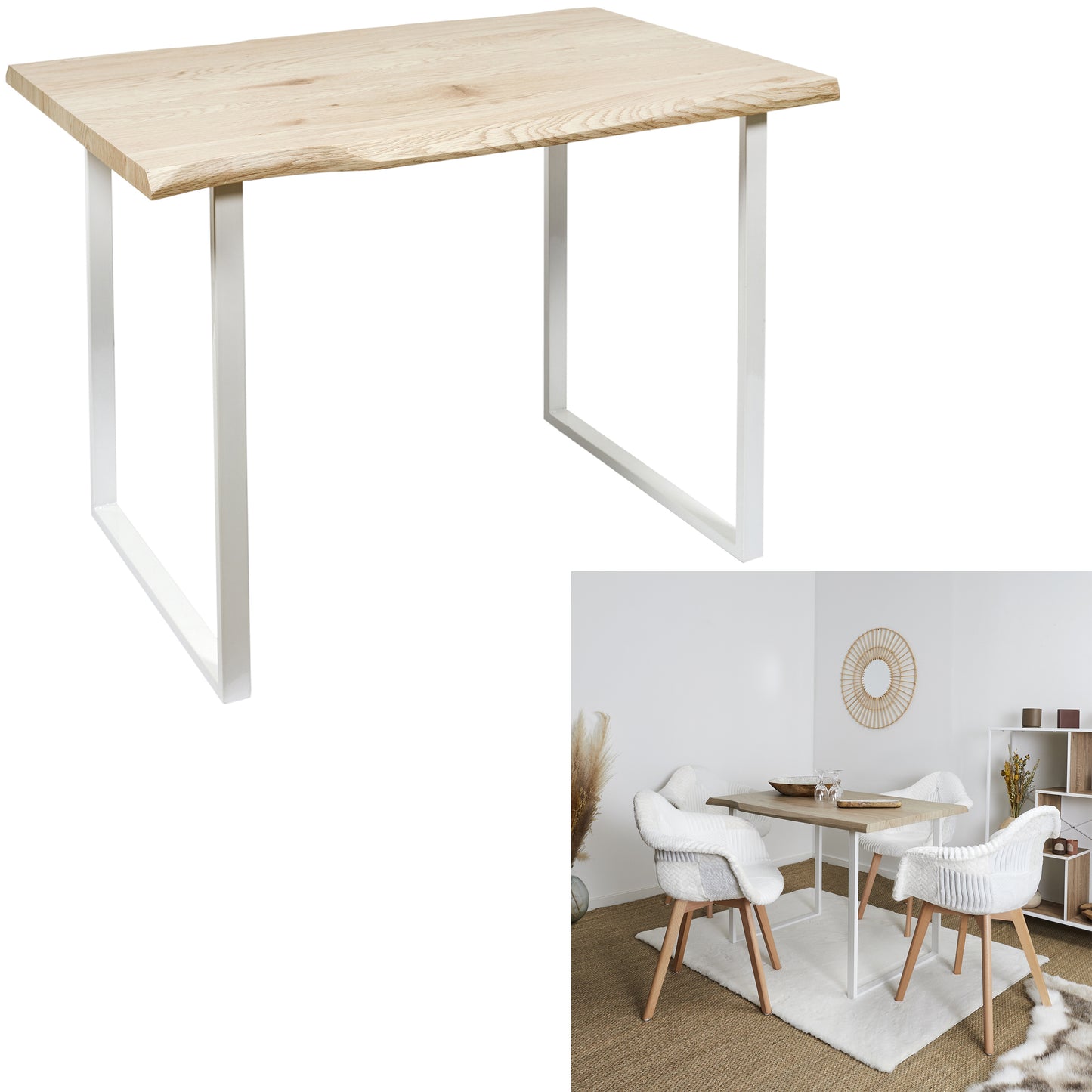 Table De Repas Forest Blanc