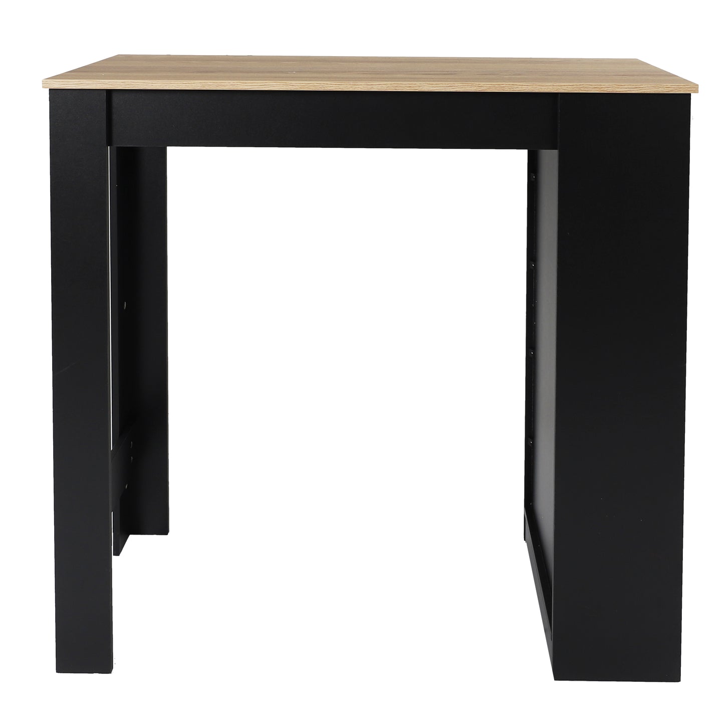 Table De Bar Mange Debout Etageres Cheers Noir