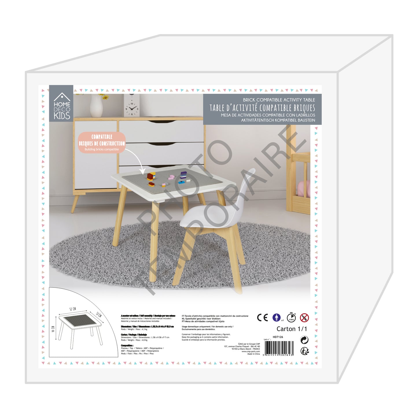 Table Activite Compatible Brique