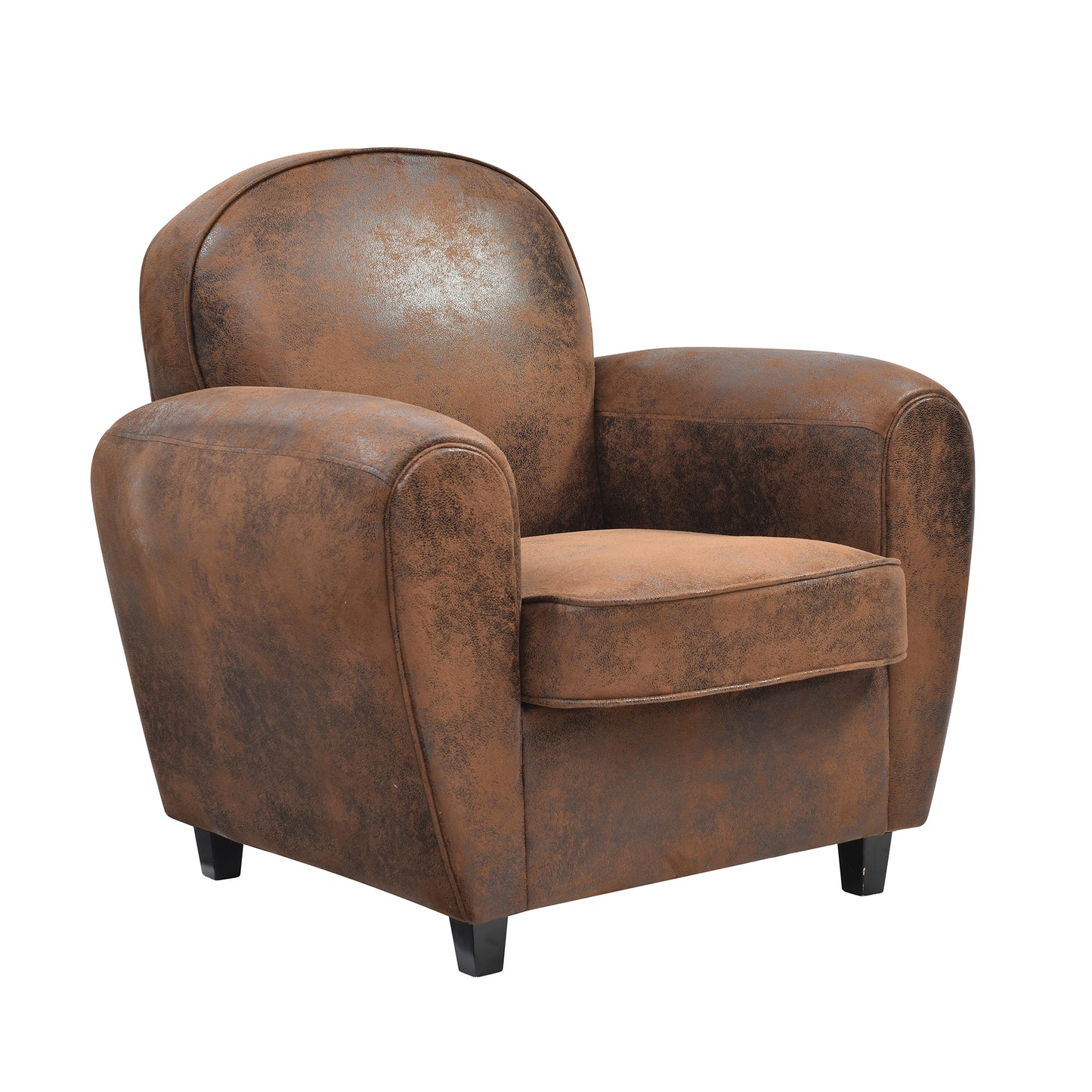 Fauteuil Club Marron